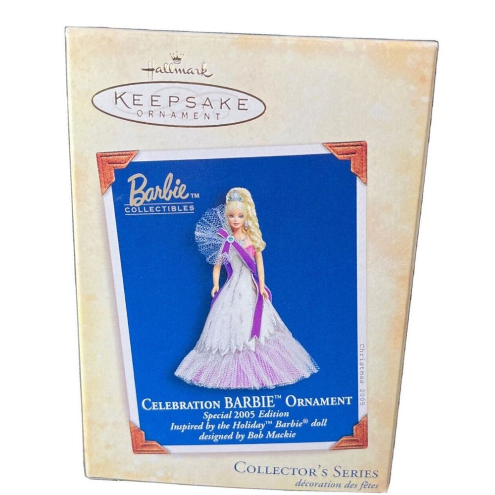 Hallmark Keepsake SPEC 2005 Celebration Barbie Ornament #6 collector series NIB
